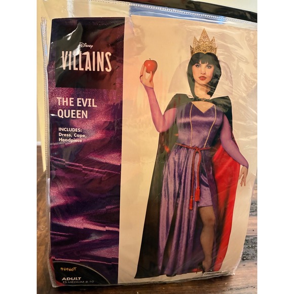 Disney Villains Evil Queen Costume, Women's Medium 8/10 - Picture 2 of 4